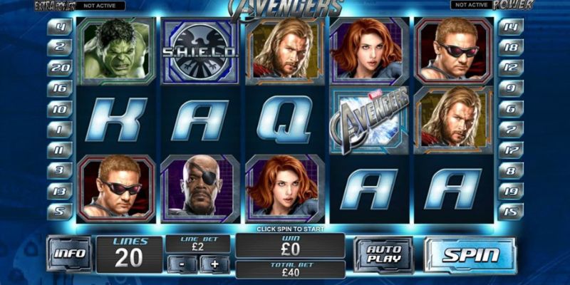 Quy tắc tham gia chơi slot game Avenger đơn giản hiện nay